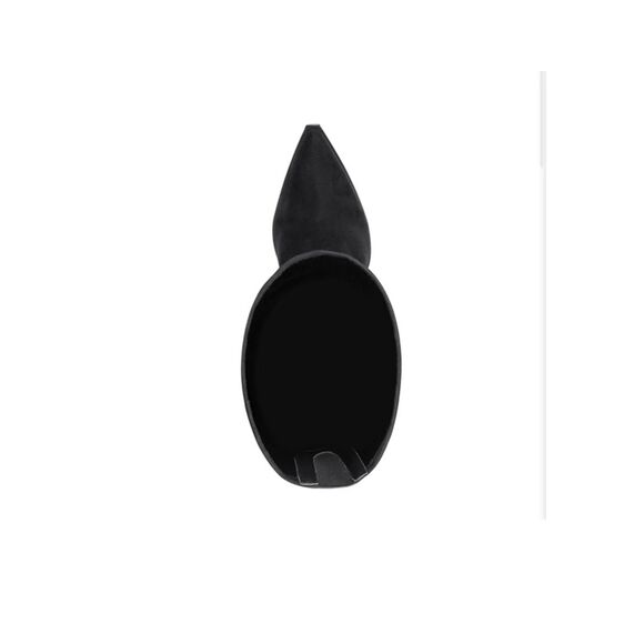 Marc Fisher Meyana Black Suede Over-The-Knee Western Toe Boots sz 7 - Picture 2 of 9